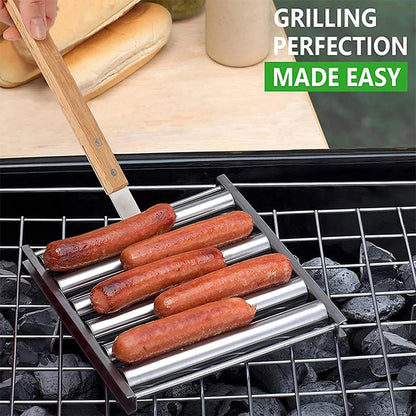 Compact Hot Dog Cooking Rack