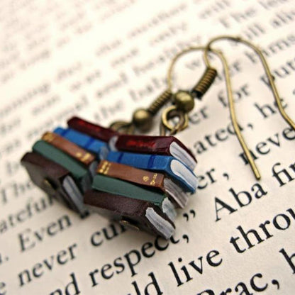 Stylish Book Shaped Earrings