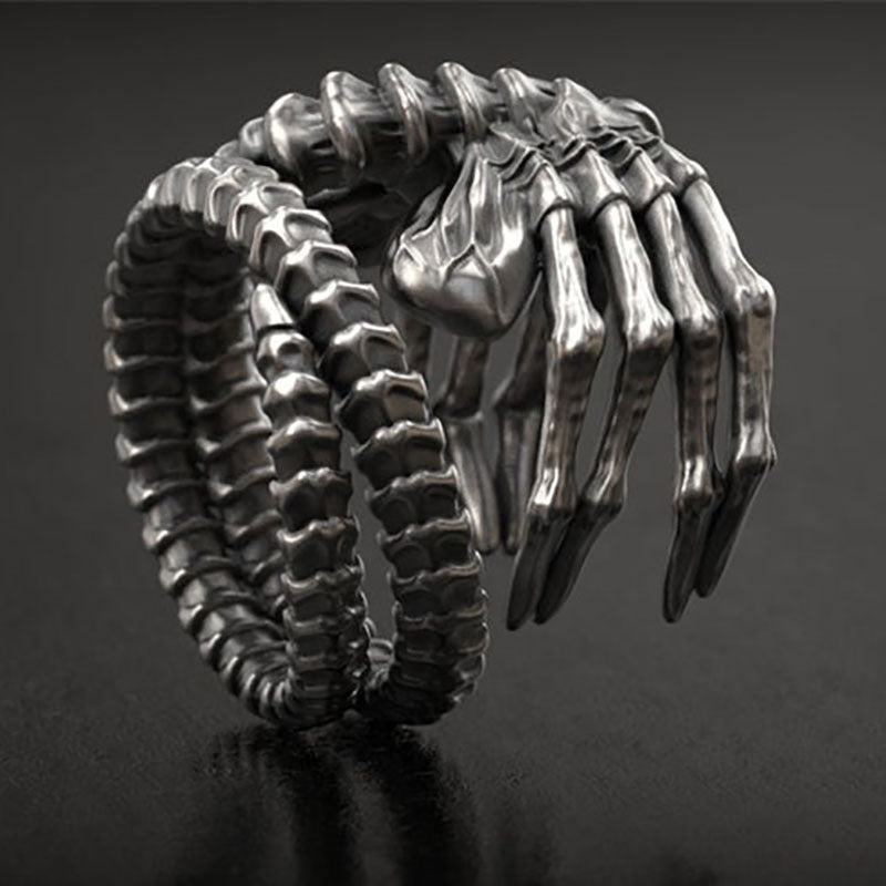 Unique Alien Face Ring