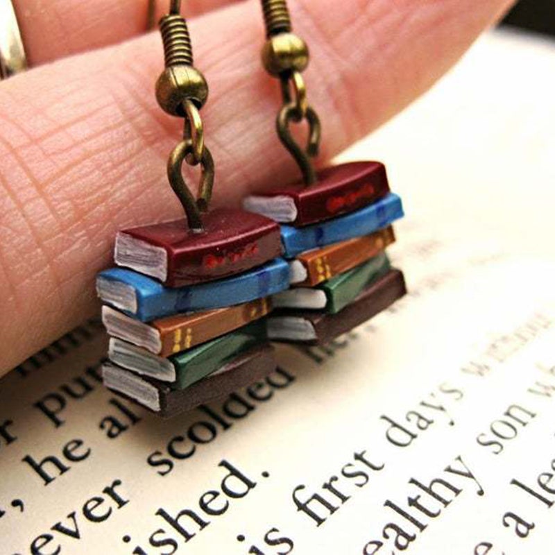 Stylish Book Shaped Earrings