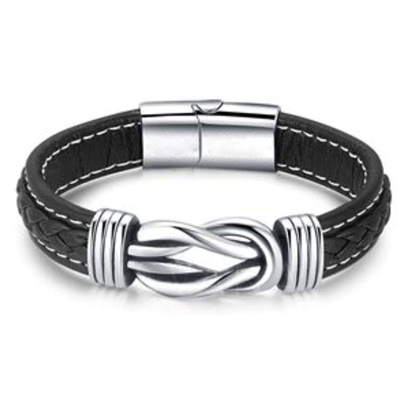 Genuine Brown Leather Wristband