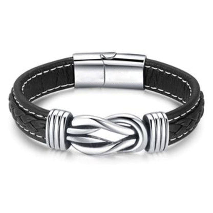 Genuine Brown Leather Wristband