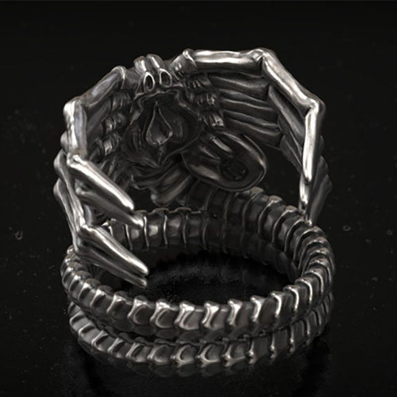 Unique Alien Face Ring