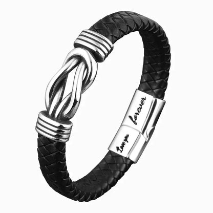 Genuine Brown Leather Wristband