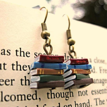 Stylish Book Shaped Earrings