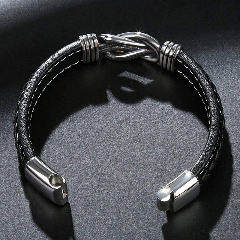 Genuine Brown Leather Wristband