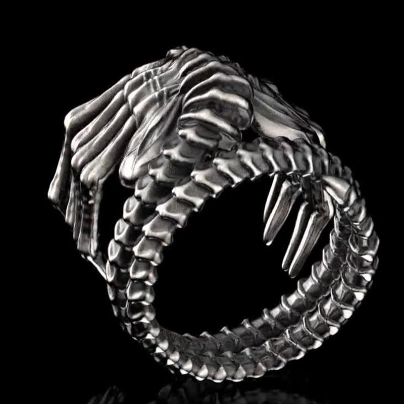 Unique Alien Face Ring