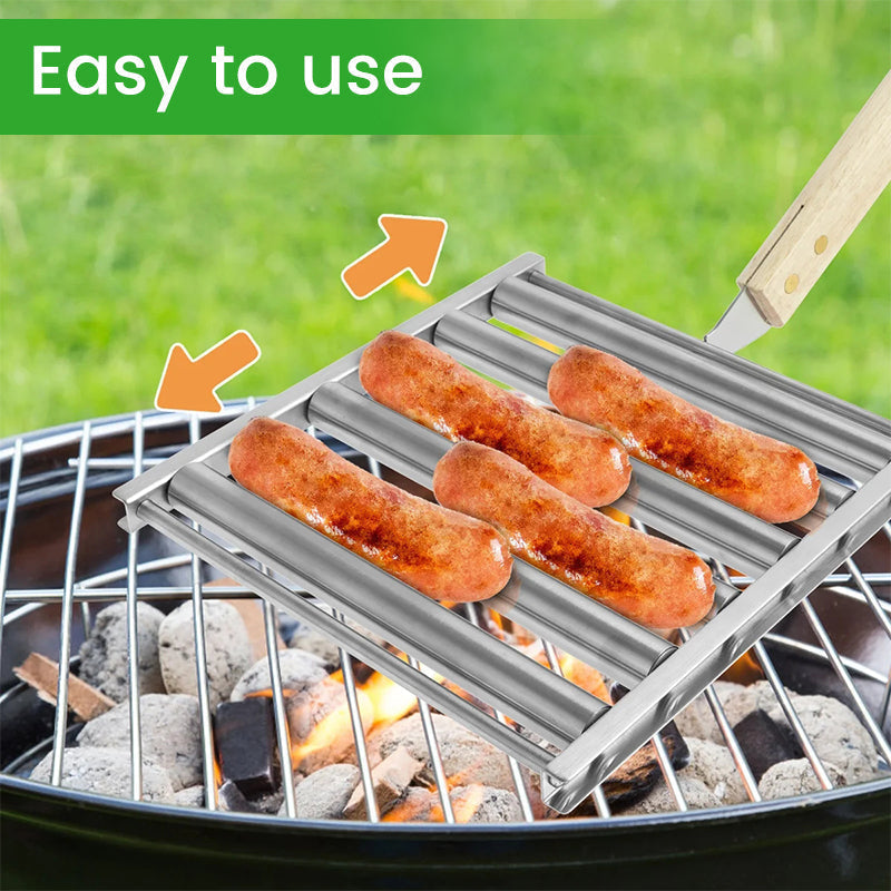 Compact Hot Dog Cooking Rack