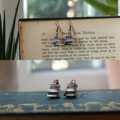 Stylish Book Shaped Earrings