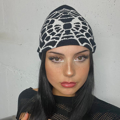 Warm Winter Spider Web Hat