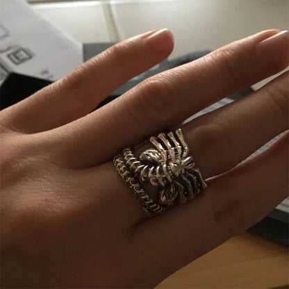 Unique Alien Face Ring