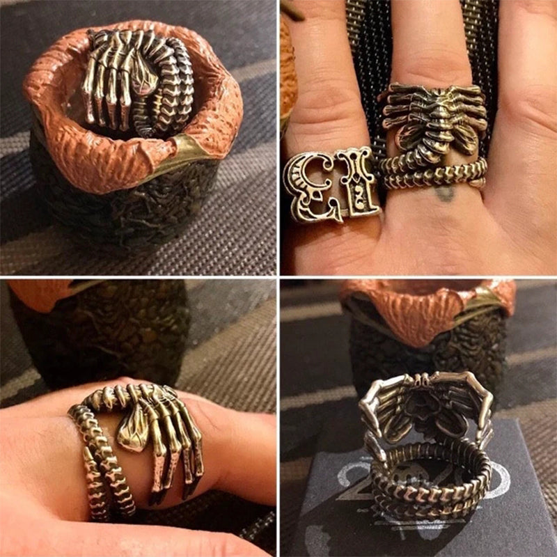 Unique Alien Face Ring