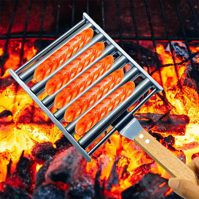 Compact Hot Dog Cooking Rack