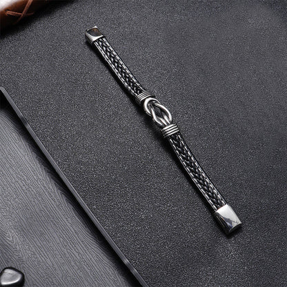 Genuine Brown Leather Wristband