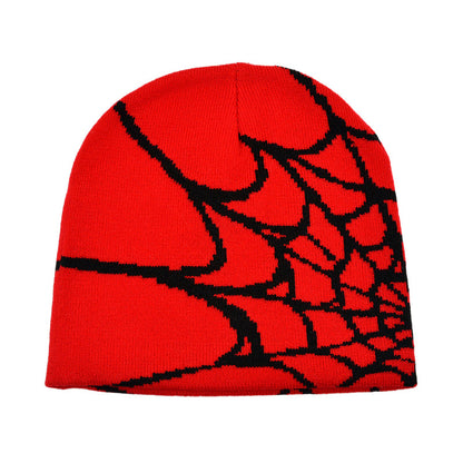 Warm Winter Spider Web Hat