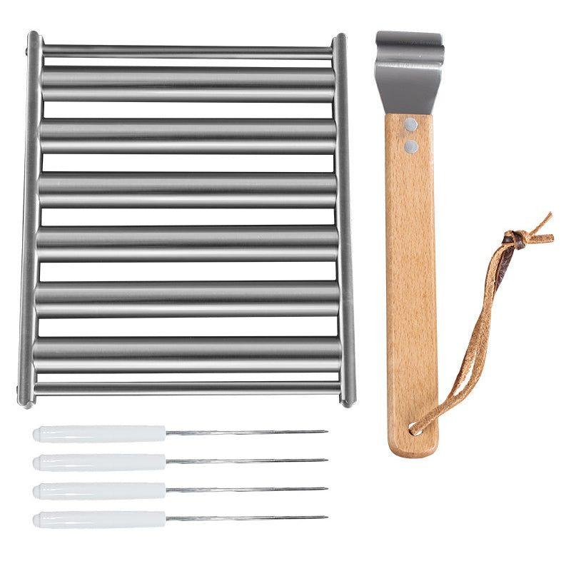 Compact Hot Dog Cooking Rack