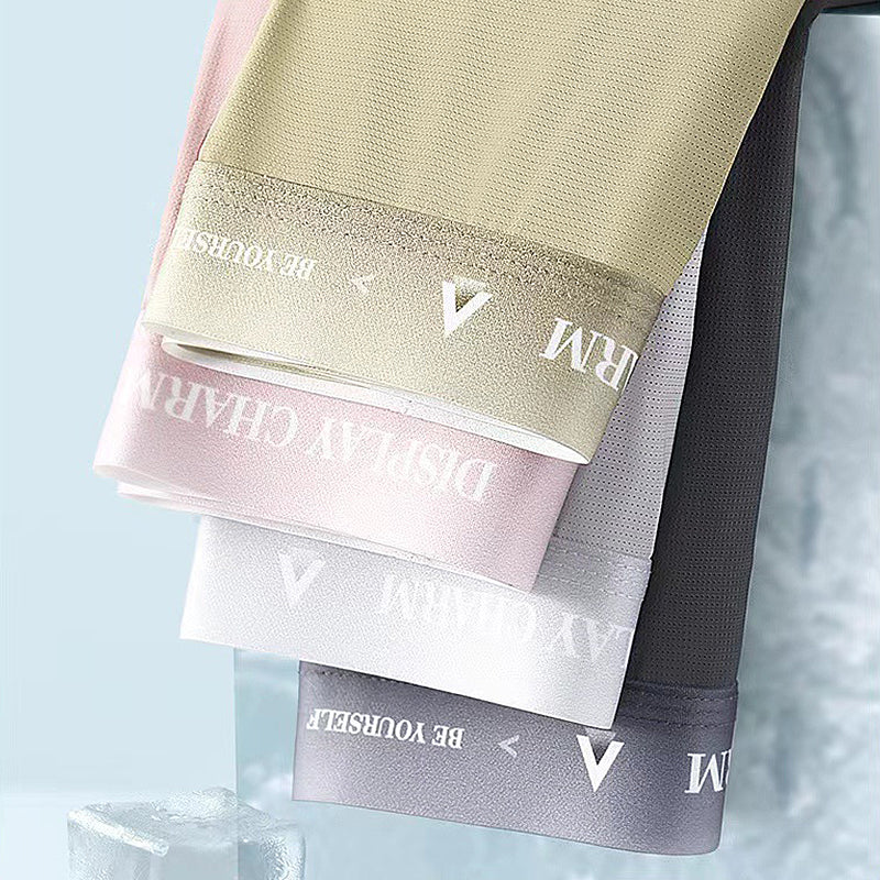 Cool Comfortable Men's Underwear Ice Silk Boxers