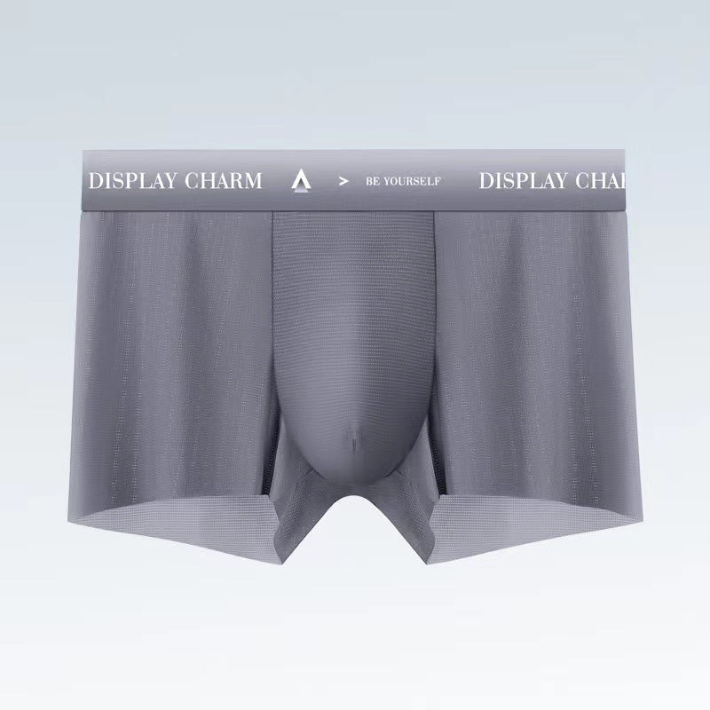 Cool Comfortable Men's Underwear Ice Silk Boxers
