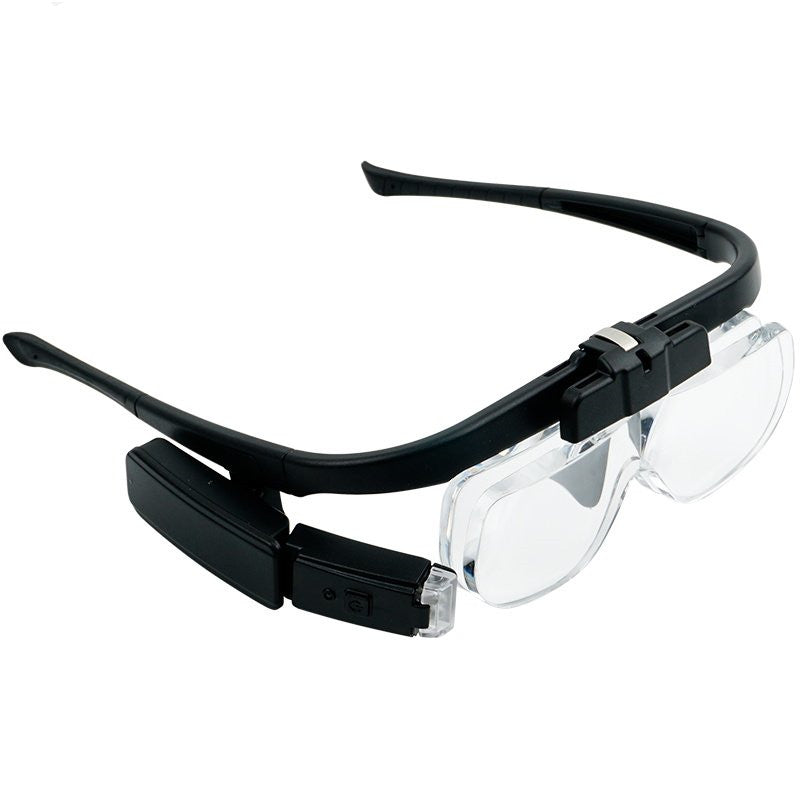 Compact LED Magnifying Glasses with Adjustable Light