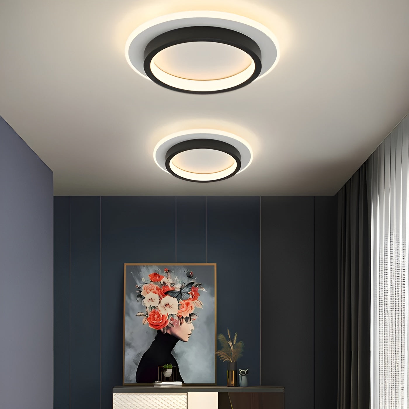 Slim Modern Round Ceiling Lamp