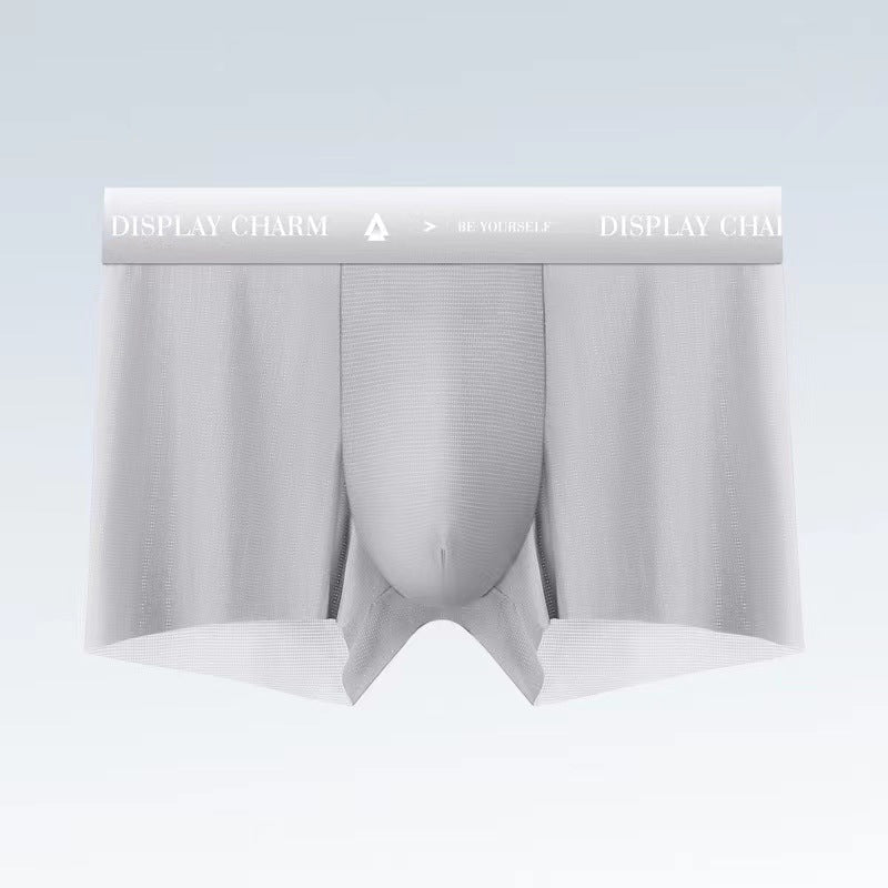 Cool Comfortable Men's Underwear Ice Silk Boxers