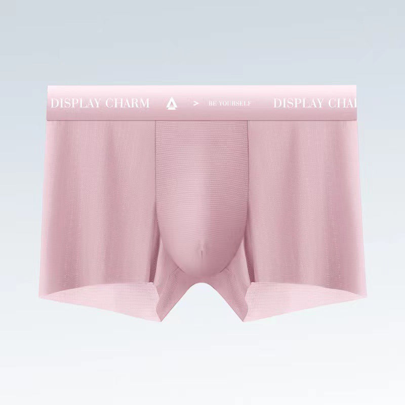 Cool Comfortable Men's Underwear Ice Silk Boxers