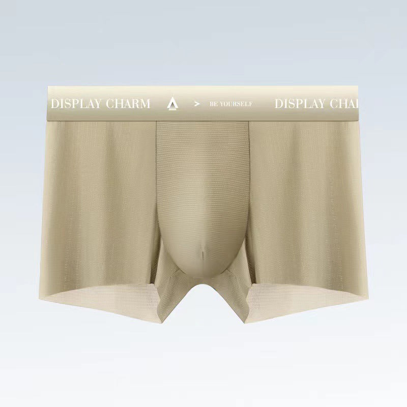 Cool Comfortable Men's Underwear Ice Silk Boxers