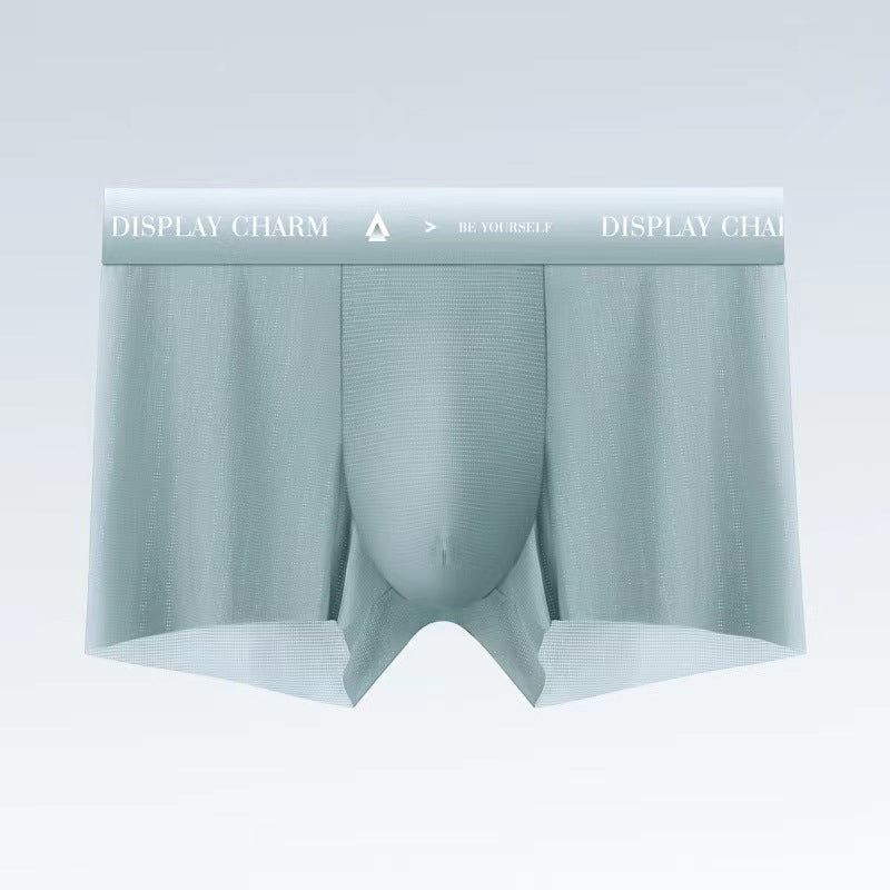 Cool Comfortable Men's Underwear Ice Silk Boxers