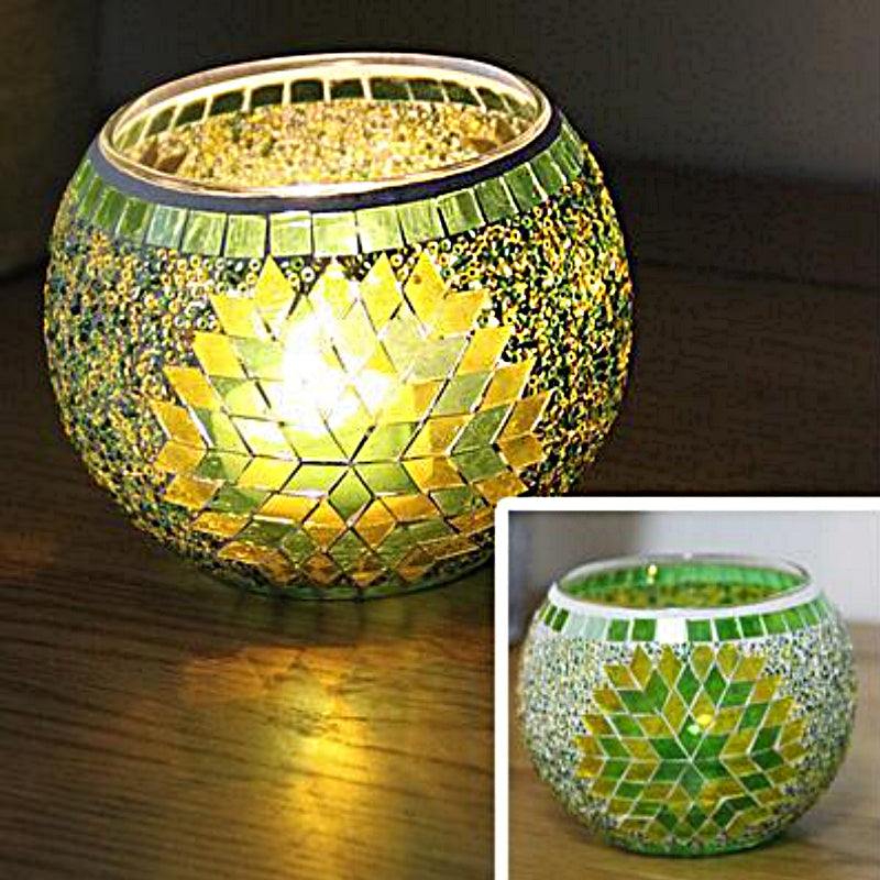 Vintage Glass Candle Tealight Holder