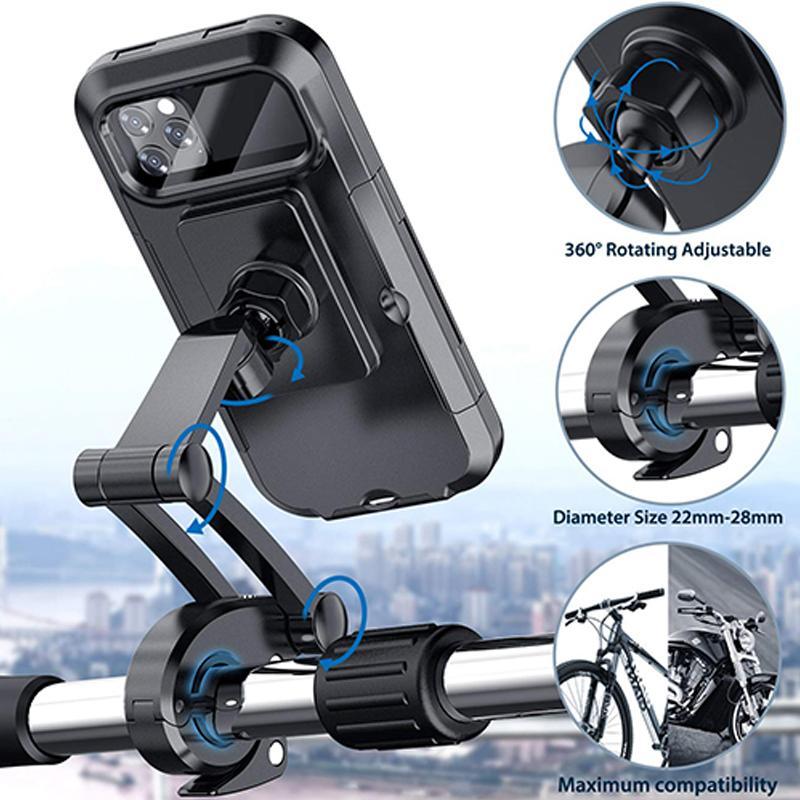 Durable 15W Wireless Bike Phone Holder Mount