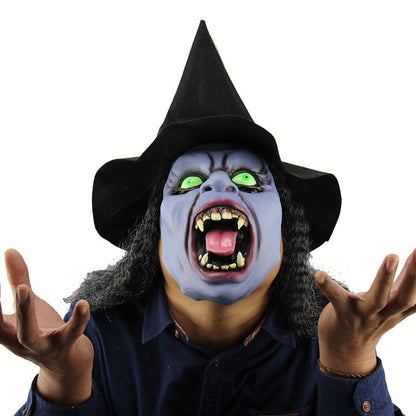 Spooky Old Man Halloween Mask Costume