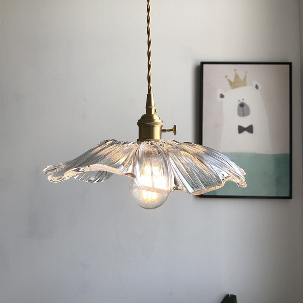 Classic Green Glass Pendant Lamp