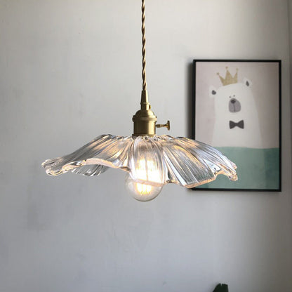 Classic Green Glass Pendant Lamp