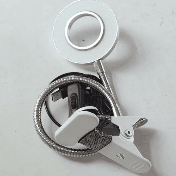 Compact Portable USB Clip On Desk Lamp