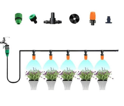 Smart Watering Sprinkler Kit with Adjustable Nozzles