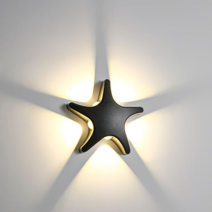 Modern Coastal Starfish LED Outdoor Wall Lamp