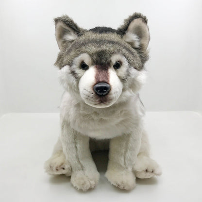 Cute Grey Wolf Stuffed Animal
