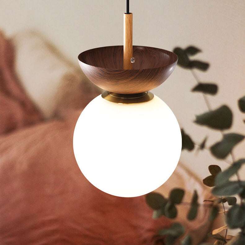 Elegant Glass Metal Pendant Lamp Fixture