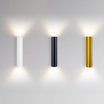 Silver Double Tube Wall Light