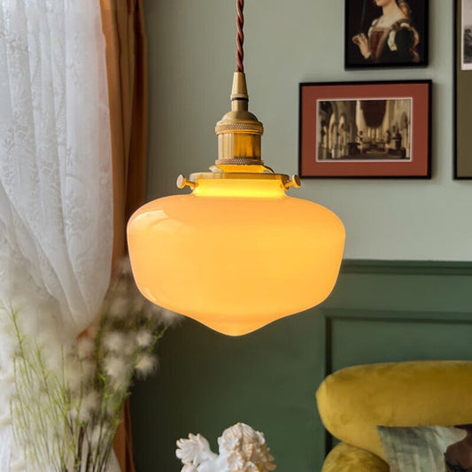 Vintage Style Glass Pendant Lighting Fixture - Cofik