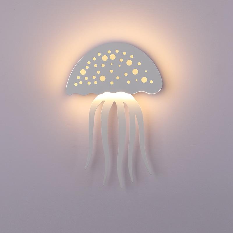 Stylish 1-Light LED Jellyfish Wall Lamp