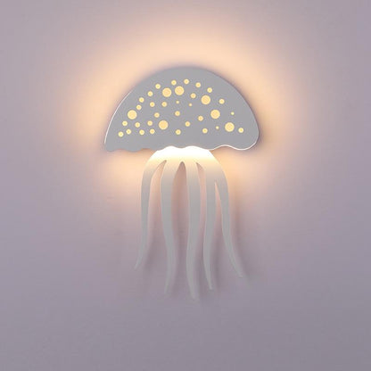 Stylish 1-Light LED Jellyfish Wall Lamp