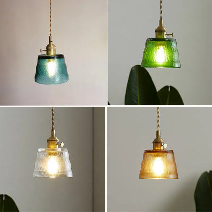 Elegant Clear Glass Hanging Lamp For Home Decor