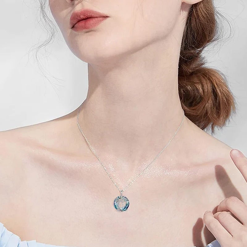 Nature Inspired Crystal Tree Necklace