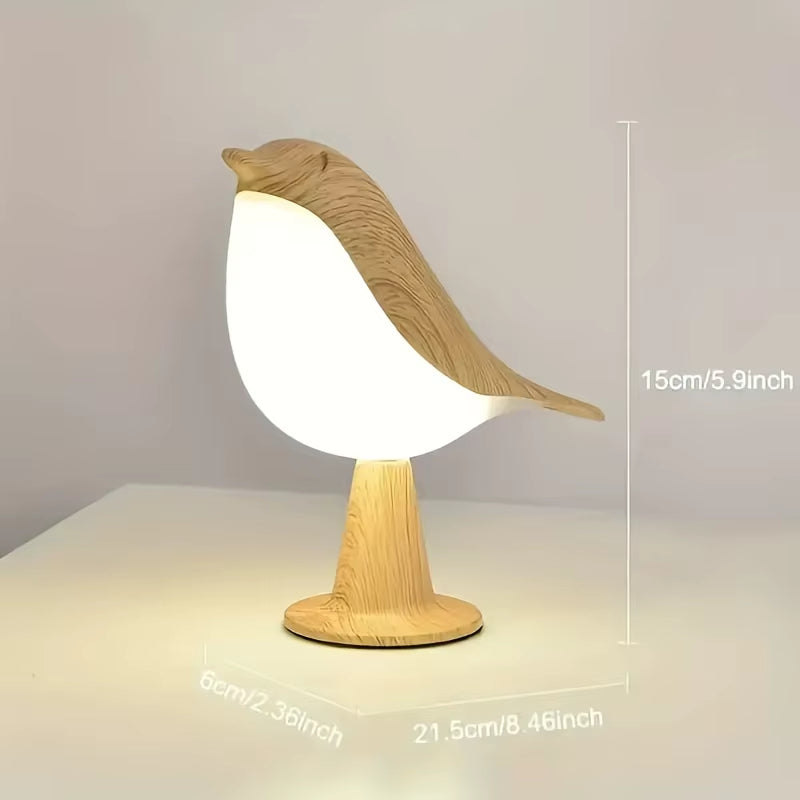 Natural Bird Table Night Light