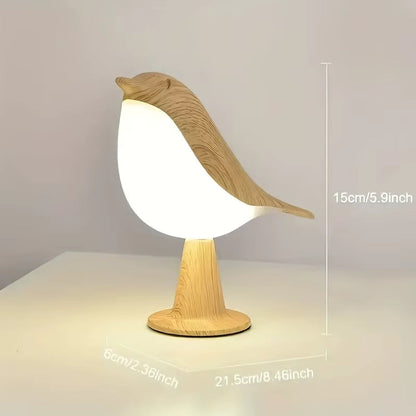 Natural Bird Table Night Light
