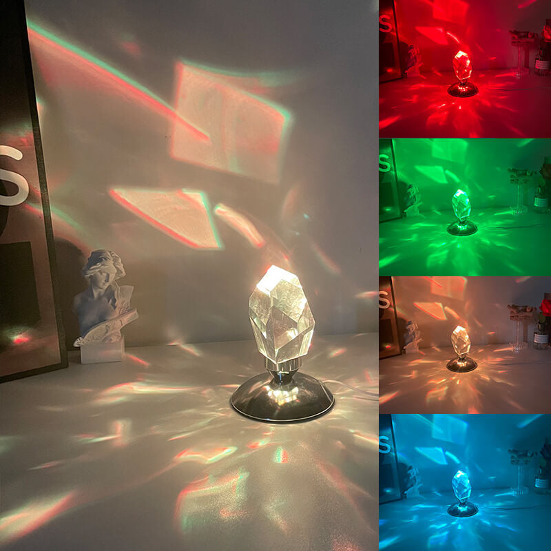 Elegant Crystal LED Desk Lamp