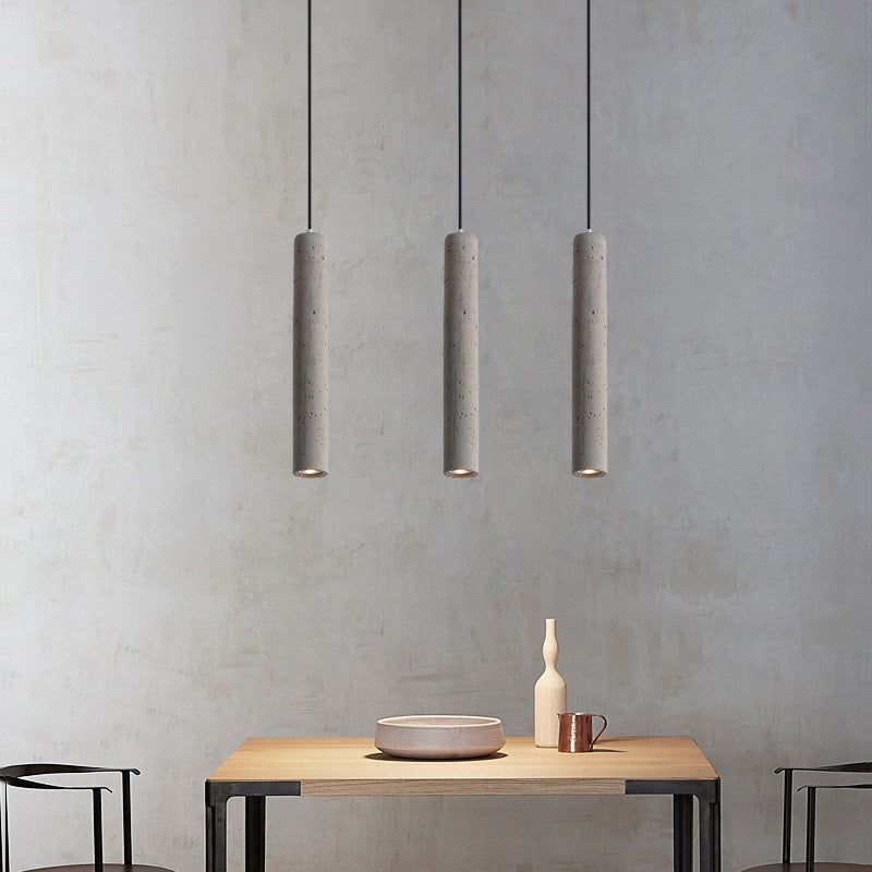 Industrial Concrete Pendant Light Fixture