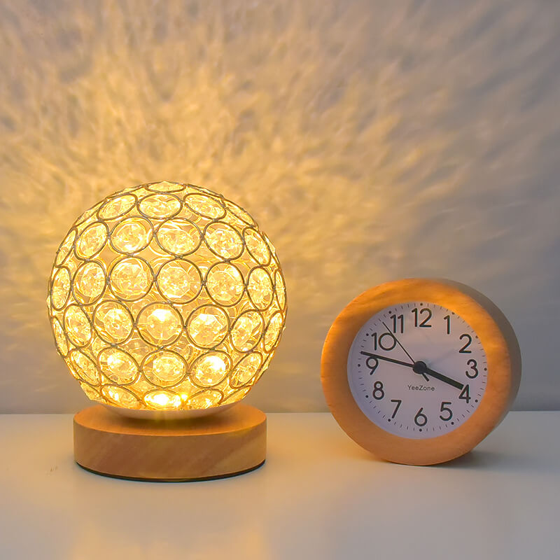 Sleek Compact Round LED Desk Lamp