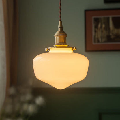 Vintage Style Glass Pendant Lighting Fixture